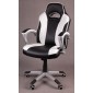 Scaun gaming Rekas Negru-Alb